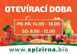 ❗Otevírací doba od 1.9. na Spižírně❗ 🕑 Pondělí - Pátek: 14.00 - 18.00 🕛 Sobota: 8.00 - 12.00 Nevyhovuje vám čas...